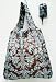 Trendy Shopping Tote Bag - Green Bouquet Pattern (S3)