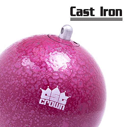 Cast Iron Hammer & Wire, 6Kg (13.2 Lbs) - Hammer Throw Track & Field Competition, Practice, And Training - Intramural, College, High School Competition Quality - Wire And Handle Included #TOP4