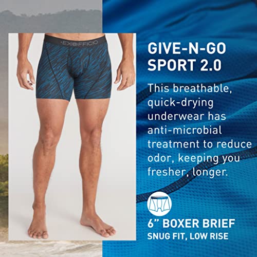 Image of ExOfficio Men's Give-N-Go Sport 2.0 6'' Boxer Brief