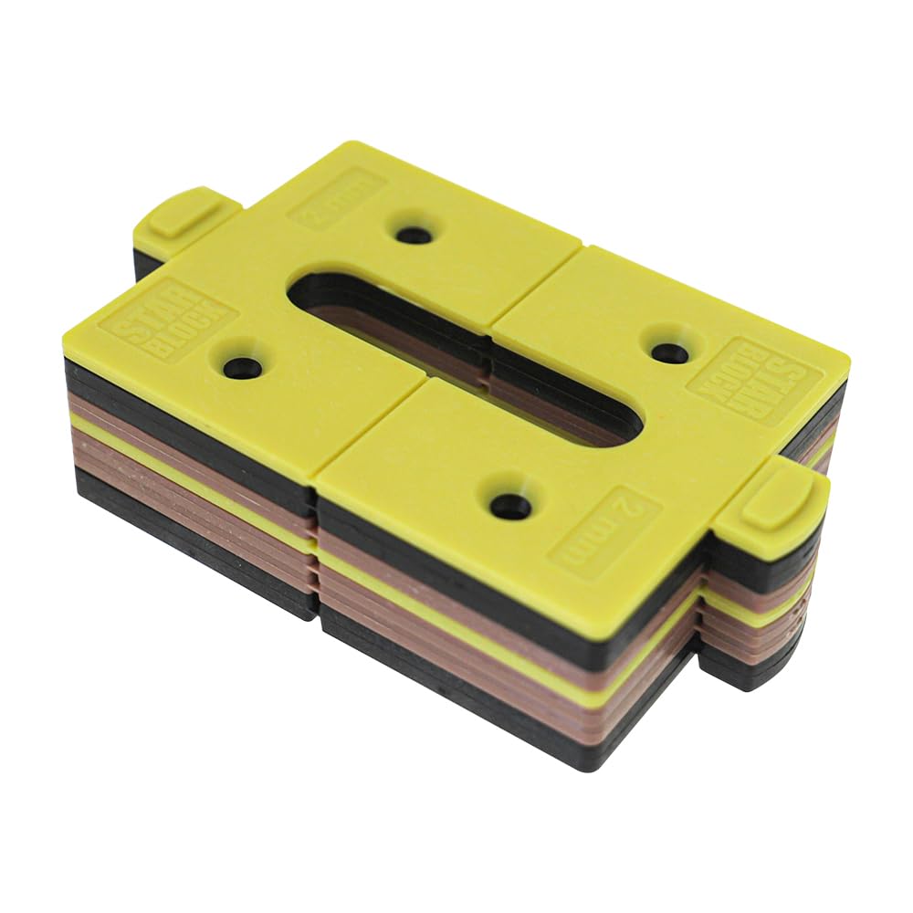 Starblock - Cales lambourdes pour terrasse | Assortiment de 120 cales pour 3 hauteurs : 2/3 et 5 mm
