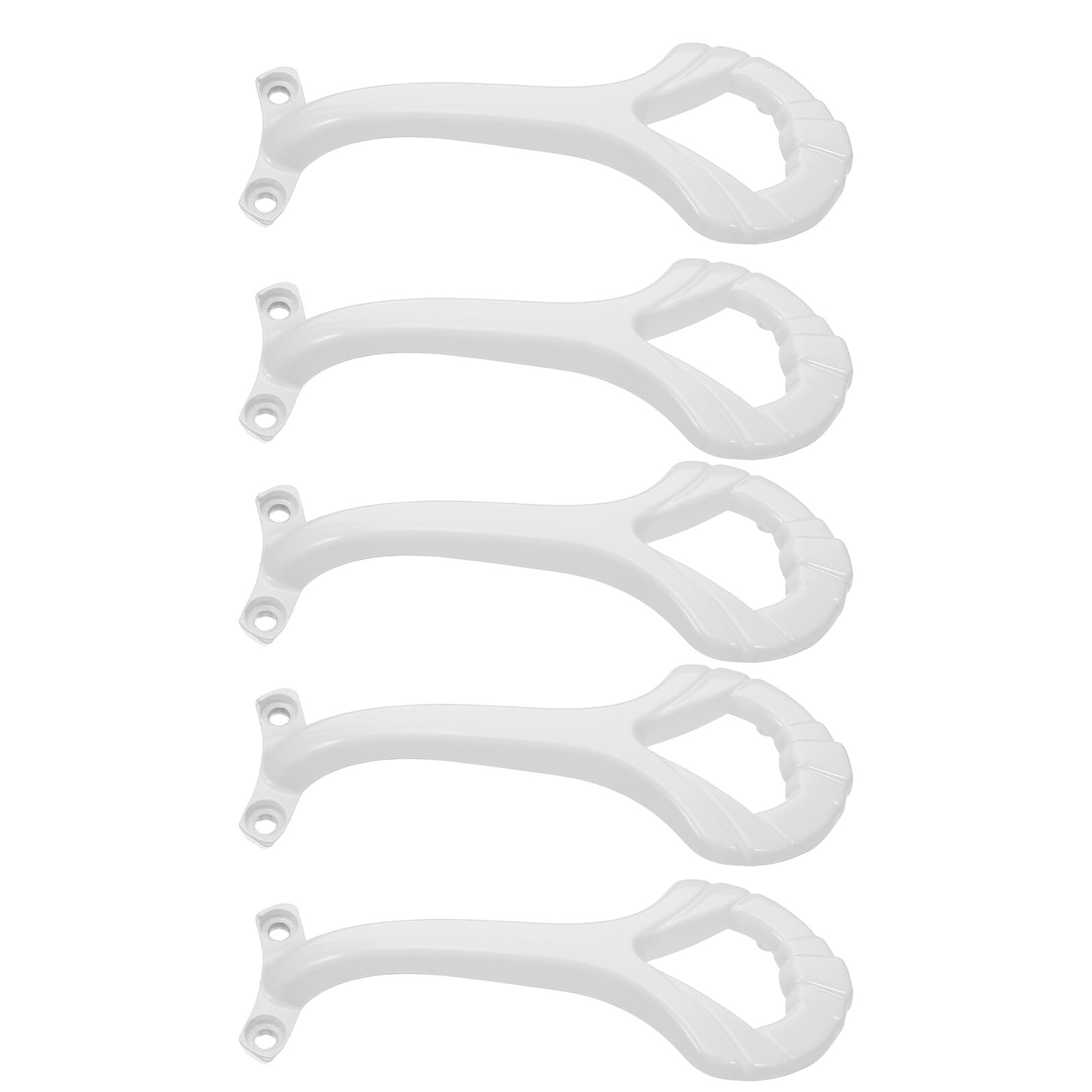 Supports de bras pour pales de ventilateur de plafond anti-vibration blancs lot de 5