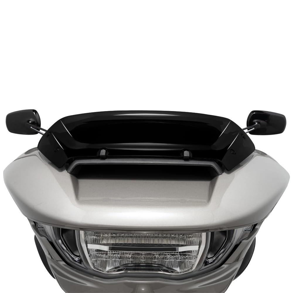 Parabrezza Deflettore Per Moto Touring – Per Electra Street E Ultra FLHTK CVO 2014-2023, ABS Grigio 9\"
