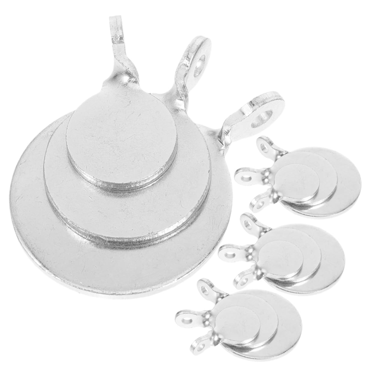 BESPORTBLE 12 Pack Shooting Targets Manganese Steel Archery Targets Durable and Portable Bullseye