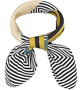Bellisia Silk Like Bandana Square Scarves Women Scarf Neck Scarf Head Hair Neckerchief Headwear F...