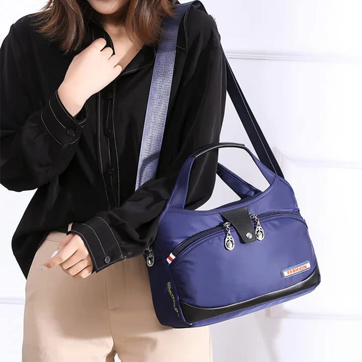 Crossbody Bag, 2023 New Women Waterproof Anti Theft Multi-pocket Oxford Cloth Crossbody Shoulder Bag Handbag Purse.3
