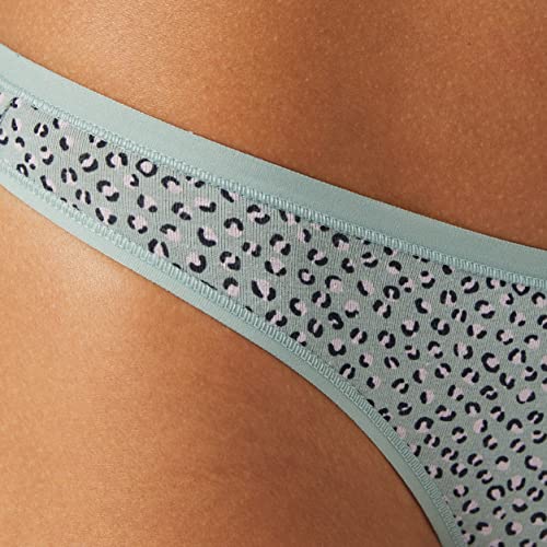 Amazon Essentials Women's Cotton Thong Underwear, Pack of 6