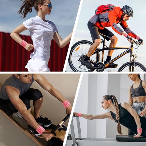 Image of Li Fitness Wrist & Ankle Weights for Women & Men,Wearable Arm & Leg Weights Set of 2(1Lbs Each),Adjustable Magnetic Snap Ankle /Wrist Weights for Gym, Running, Swimming, Yoga & Pilates