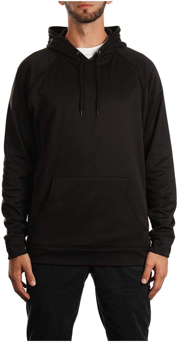 Burnside Men's Go Anywhere Performance Fleece Pullover 2XL BLACK