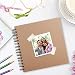 MP - Álbum Scrapbooking, Portada Gruesa, 20 Hojas Cuadradas, Color Kraft -...