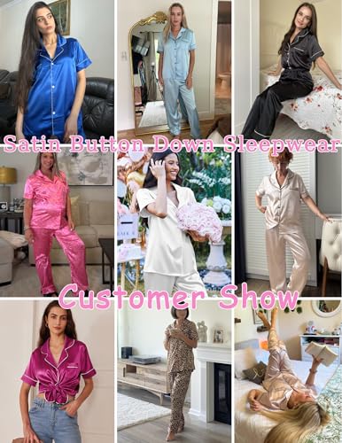 41% Off Ekouaer Women's Satin Pajama Set - Image 7