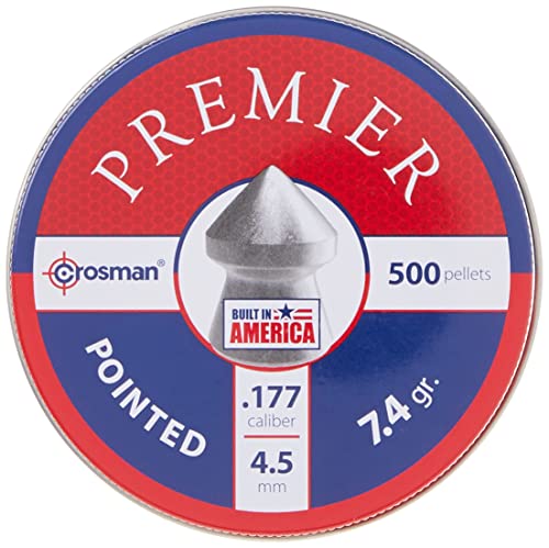 crosman 7-p577 pointed 177-caliber pellets lead500-count