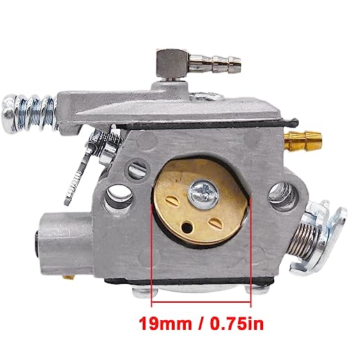 ZAMDOE Carburetor WT-985 Replacement for ECHO CS-400 CS-370 CS-400F Chainsaw for Shindaiwa 402S Gasoline Chainsaws Replaces A021001921 A021001920 with Air Filter Spark Plug Fuel Line Fuel Filter - Image 3