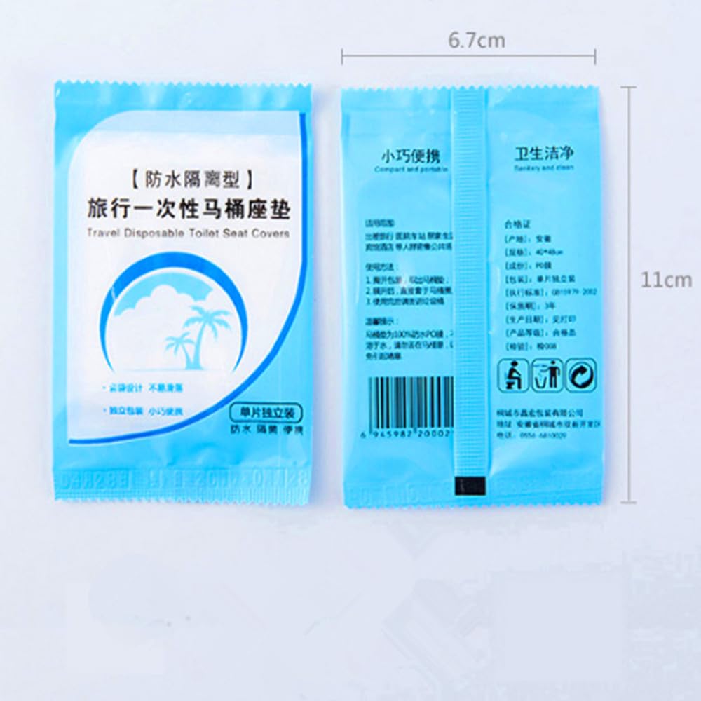 Copri Water Monouso Norhogo - 50 Pezzi Per Viaggi E Igiene - Foto 10