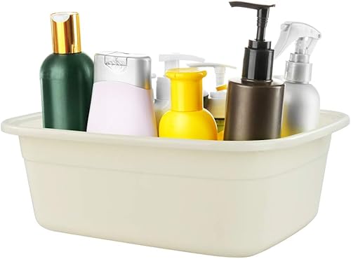 Miniatura 5 de Lavabo pequeño de plástico de 12 cuartos de galón, paquete de 4