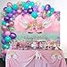 Mocsicka Unicorn Birthday Backdrop Purple Pink Floral Unicorn Photography Background 7x5ft Vinyl Unicorn Theme Birthday Party Banner Backdrops