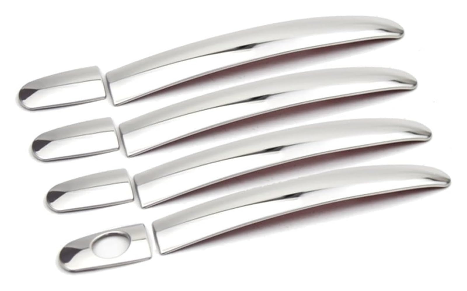 Qwqthgs 1 Car Exterior Door Handle Cap For Toyota For Corolla 2009-2013 Door Handle Cover Pull Paster Trim Stainless Steel Car-Styling Decoration(1)