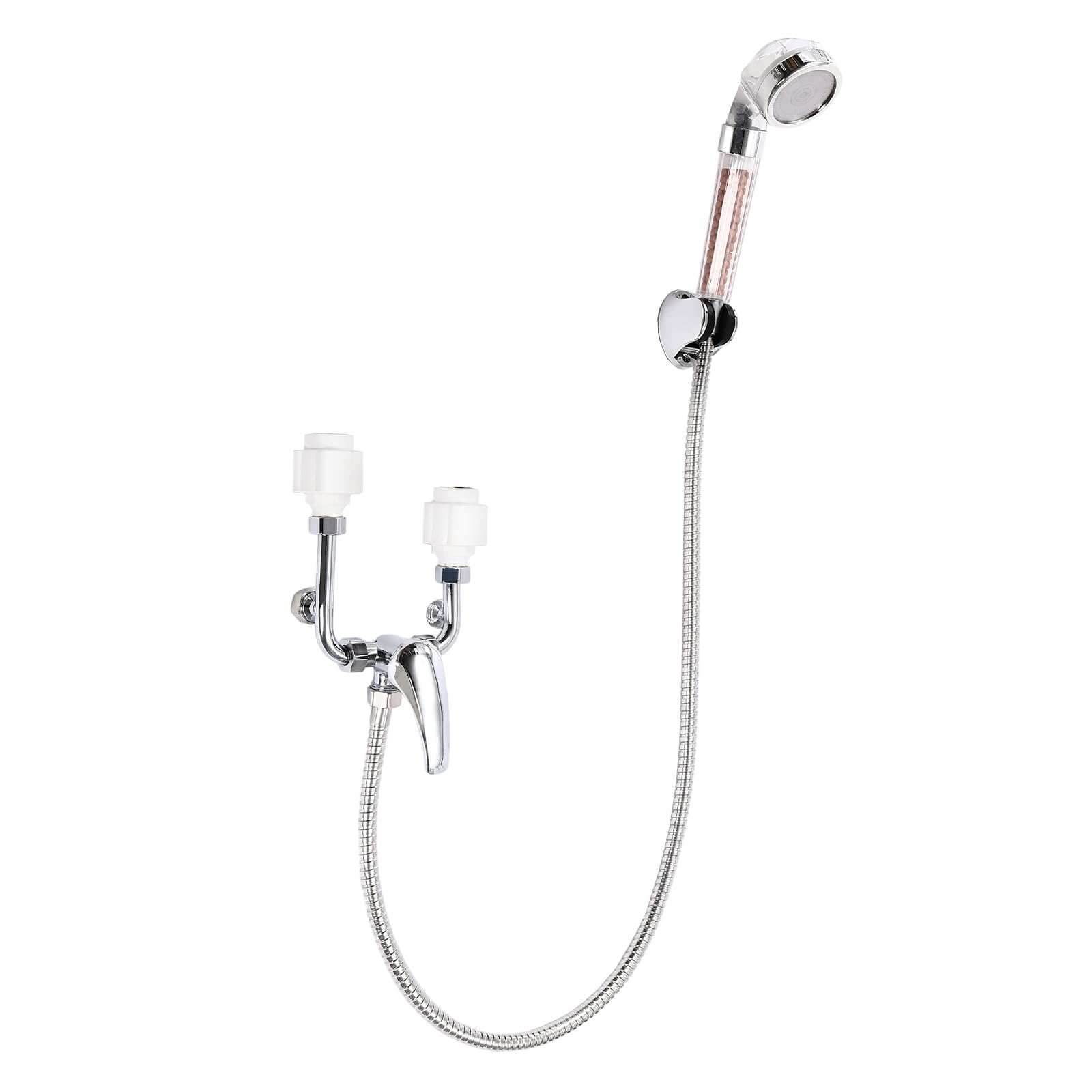 Caldaia elettrica per acqua calda, 80 litri, potenza di riscaldamento 2 KW, scaldabagno 220 V, dispositivo con set doccia per WC, appartamenti, bagno