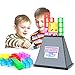 Amiispe Tetris Duel Juego de Estrategia 3D Building Blocks Tetris Shake Stacking Blocks Juguetes educativos tempranos Tetris Puzzle Blocks Balancing Playset