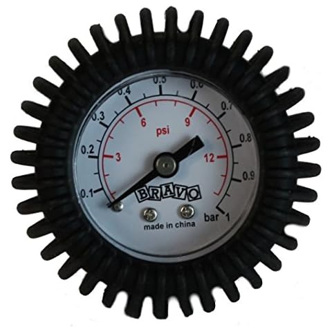 Manometer 0,5 bar für Halkey Roberts Schlauchbootventil Cover