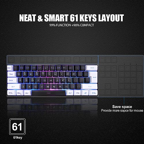 Teclado Gamer XUMIUZIY87u0s36zgd-12 USB-C 60% miniatura 6
