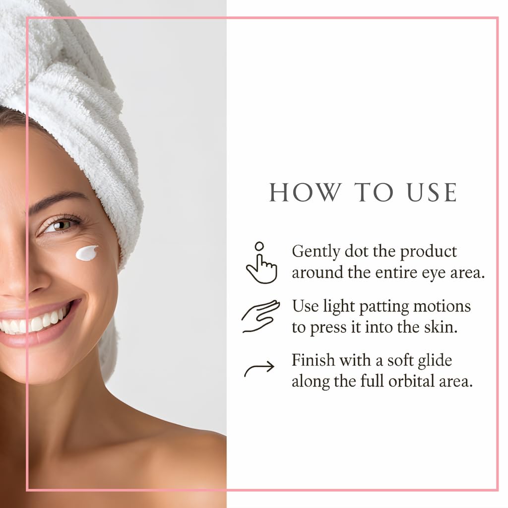 Consult Beaute - Champagne Lift Firming Eye Cream - Anti-Wrinkle - Diminish Appearance of Fine Lines - Hydrating Moisture - Instant Illumination - Nourishing Caviar and Grape Seed Extract - 0.5 oz