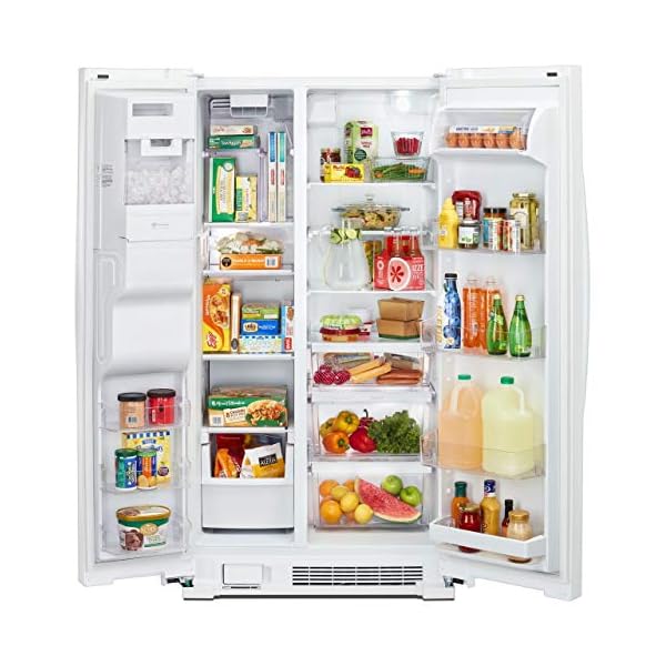 Kenmore 36″ SidebySide Refrigerator with Ice System and 25 Cubic Ft