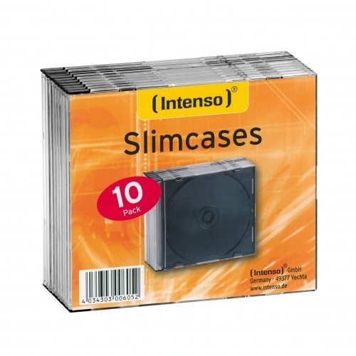 Preisvergleich Produktbild Intenso Slim Case Leerhüllen (10) 9001602 transparent
