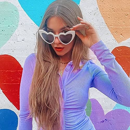 Matcheck 12 Pcs Heart Sunglasses Bachelorette Party, Bridal Shower Favors Bride Tribe Love Glasses Wedding Supplies3