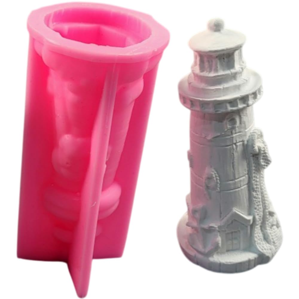 Moule en silicone phare pour créer vos bougies de table et décors de dîner