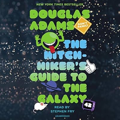 The Hitchhiker's Guide to the Galaxy audiobook cover