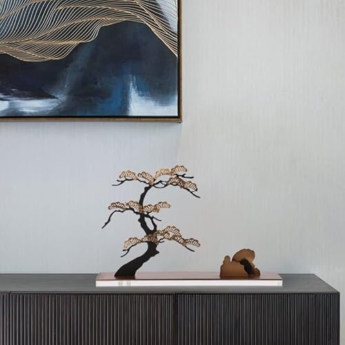 N/A Iron Welcome Pine Ornaments Living Room Bookcase Porch Sales Office Hotel Home Accessories (Color : A, Size #TOP2