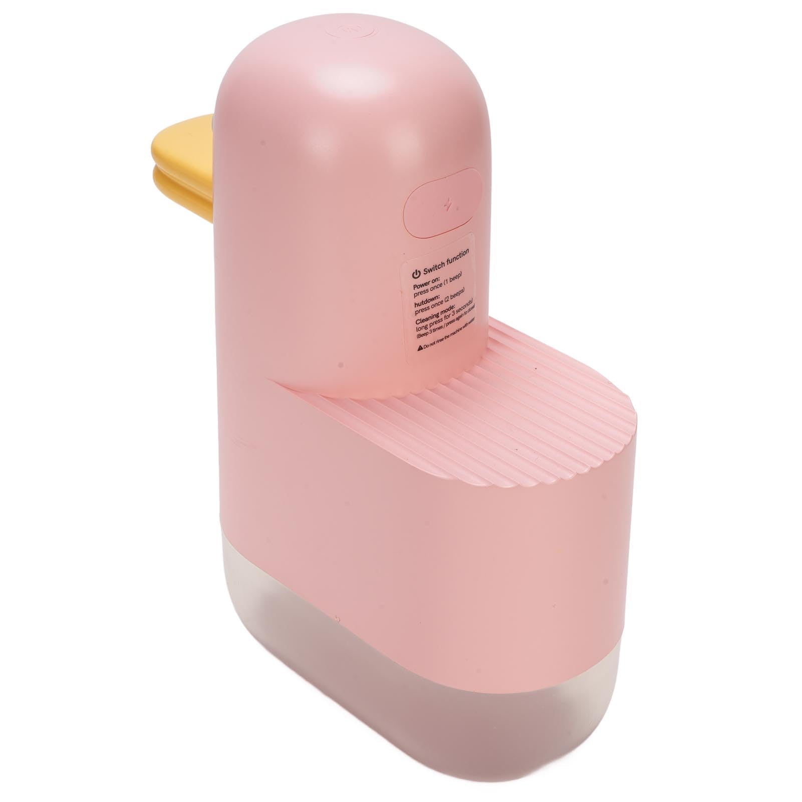 Cosiki Dispenser Automatico di Schiuma a Forma di Anatra, Dispenser Manuale con Rilevamento Intelligente, con Sensore Ad Alta Precisione con Batteria Ricaricabile da 1200 MAh, Ideale per Bagno, e