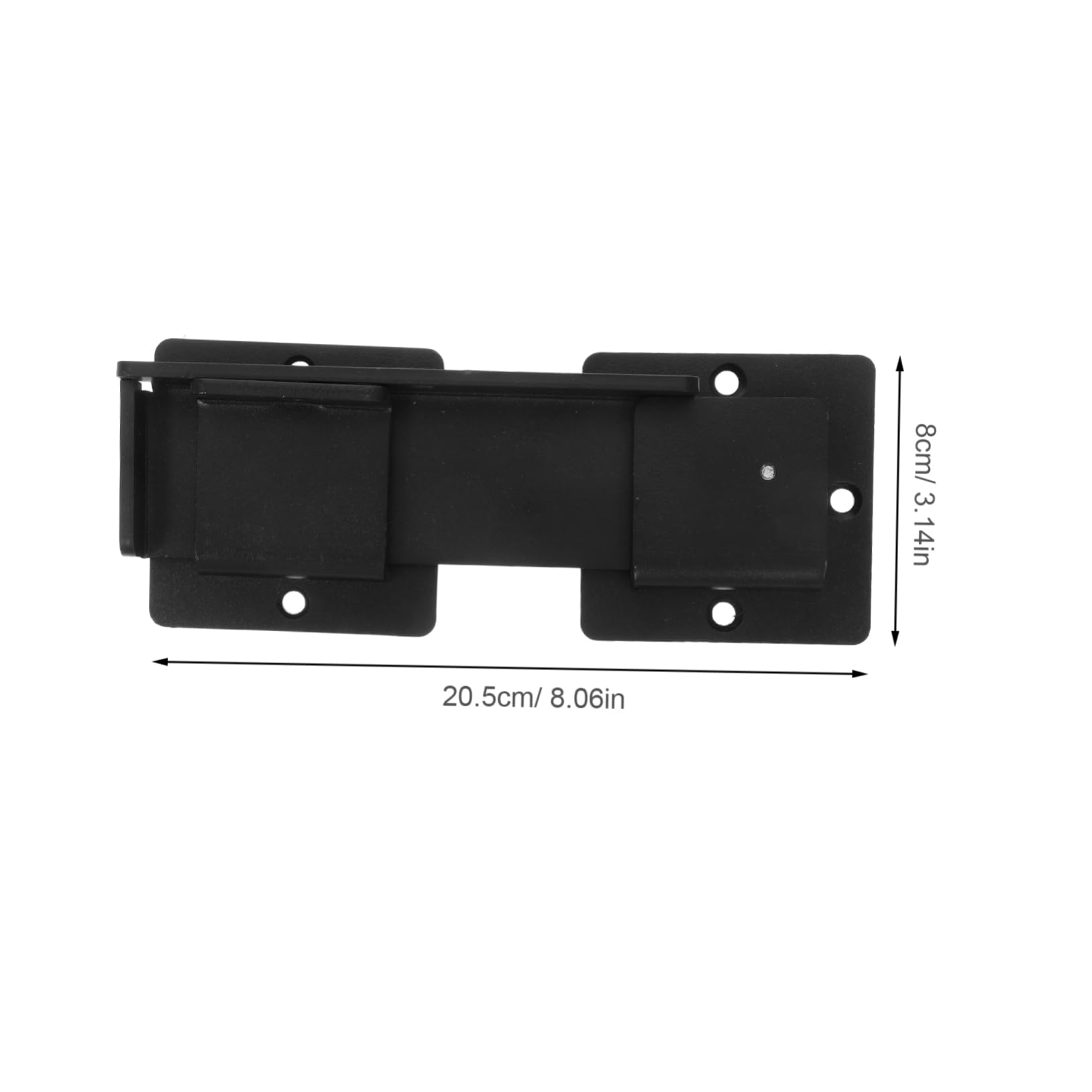 Pestillo Resistente para Puertas Corredizas y Batientes Cerradura De Aluminio Recubierta Bisagras para Portones De Alta Resistencia con Orificio para Candado para Exteriores y