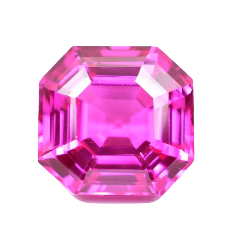 Saphir rose naturel 14x13mm gemme en vrac pour la fabrication de bijoux artisanaux DIY