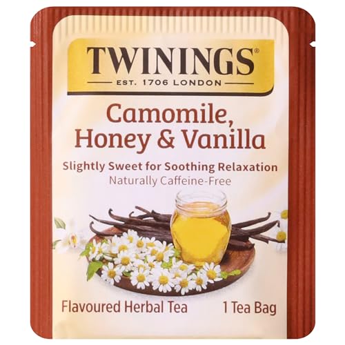 Twinings 539941-08461 Pure Camomile & Honey Herbal Tea Individually Wrapped Bags thumb #2