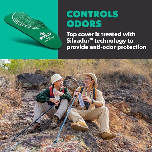 Image of Spenco Rx Orthotic Arch Cushion 3 /4 Length Comfort Support Shoe Insoles Women's 9-10 /Men's 8-9
