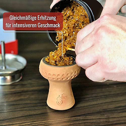 Little Dragon® Shisha Sieb für Tonkopf & Steinkopf perfekt geeignet - Shisha Kopf Sieb 16mm aus 100% rostfreien… – Bild 4