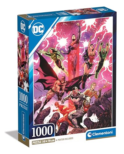 Compact 1000 pièces - DC Comics, Justice League