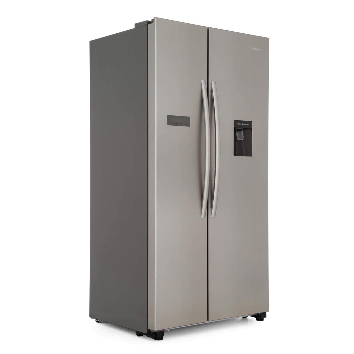 Hisense 562 Litre Side-By-Side American Fridge Freezer - Stainless Steel Look