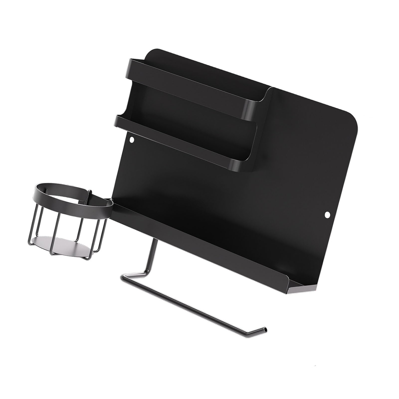 Oxxggkao Carbon Steel Nightstand Shelf with Multiple Compartments Multifunctional Bedside Cart
