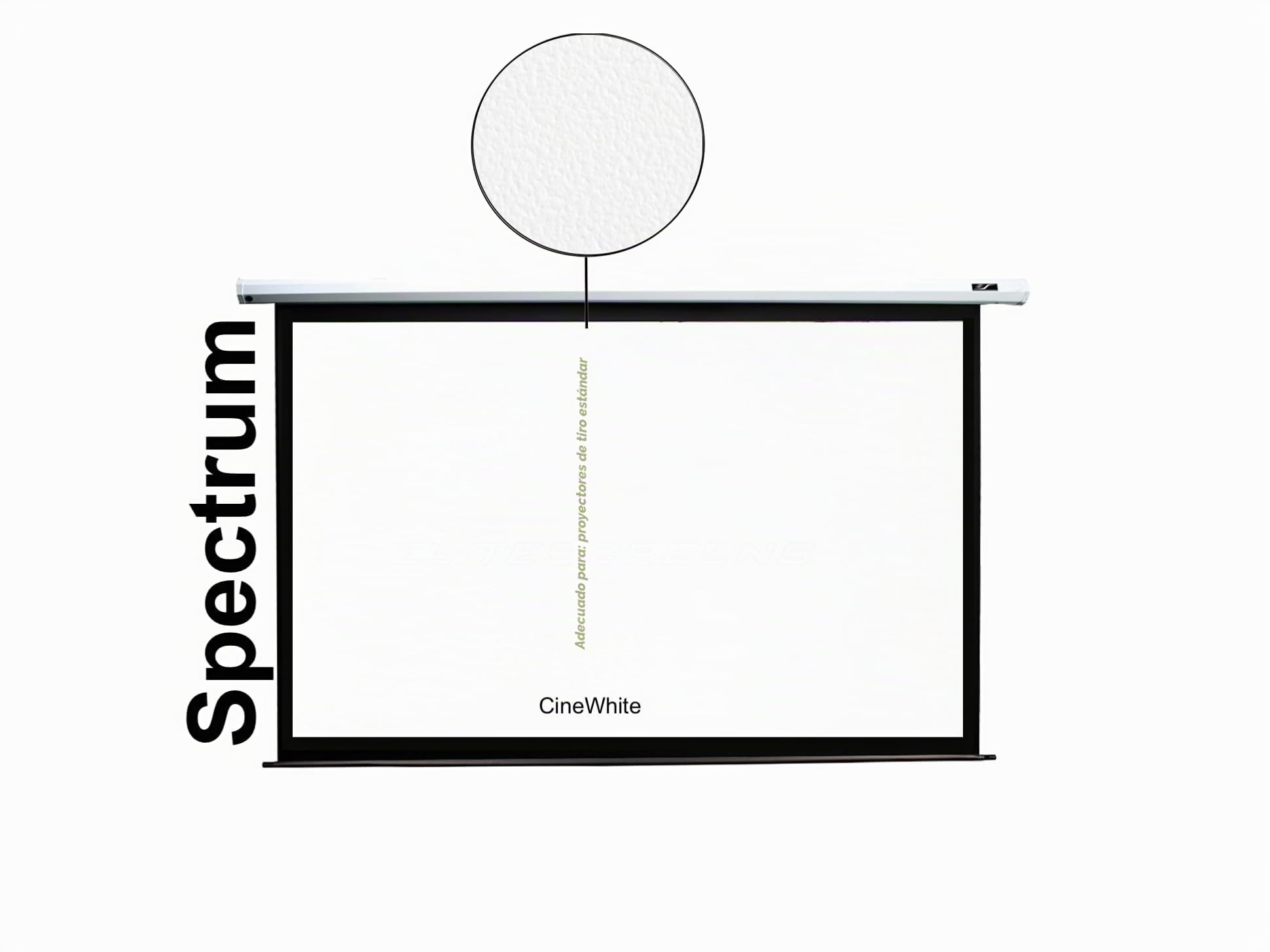 Elite Screens Electric100XH Spectrum Series - Pantalla de proyección (Diagonal, 254 cm (100"), Formato 16:9
