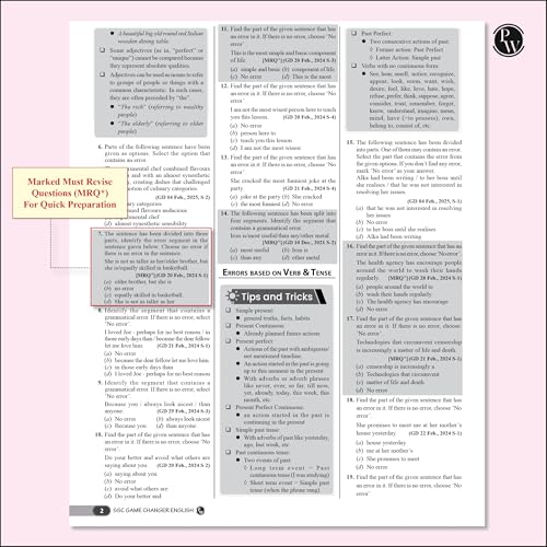 Image of PW SSC Game Changer English, Maths, General Awareness, Reasoning Combo 29000+ TCS MCQ Till 2025 Chapter, Topic and Exam-wise Previous Year Solved Questions(PYQs) with 25 Online CBT Tests [Paperback] PW
