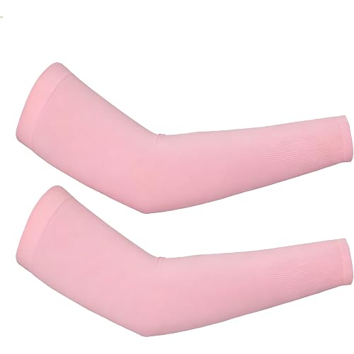 UV Sun Protection Cooling Arm Sleeves, Outdoor Sports Ice Silk Sun Compression Arm Sleeve for Men Women Teenager
