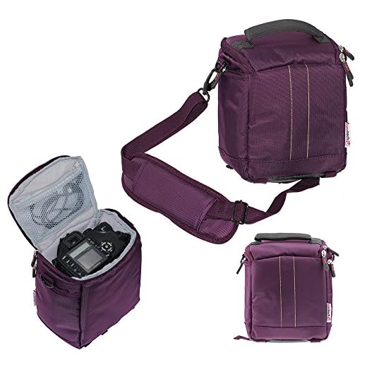 Navitech kamera fall violett violett 93 Sony FDR-AX33 4K Handycam-videokamera