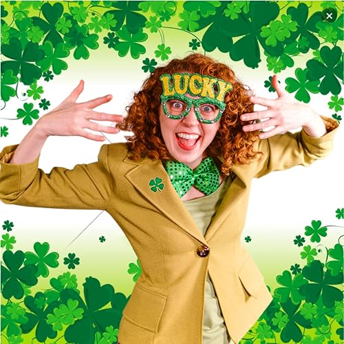 HAFILO 25/50/100/200 pieces small green enamel St. Patrick's Day pins Four leaf clover lapel pin Shamrock brooch pins Patrick Day for women men Irish holiday souvenir gift badge bulk3