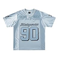 Material: this retro jersey is made of 95% polyester and 5% elastane, is breathable and skin-friendly making it perfect for summer Design: mesh fabric that splices smooth fabric design, very novel Details: refreshing colors, fashion letter prints. Th...