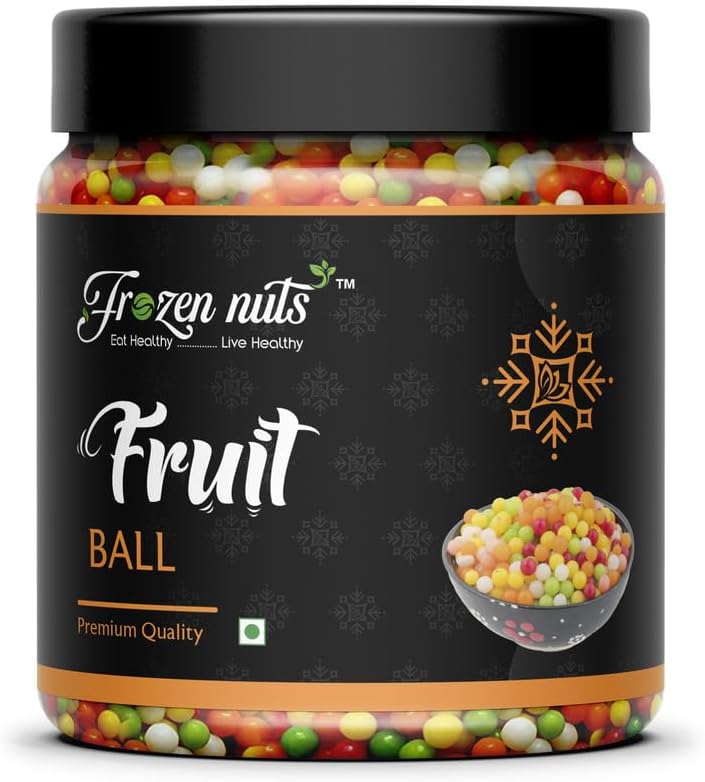 Fruit Ball Candy 900g | Assorted Mix Fruit Flavoured Candy Balls | Tasty & Colourful Hard Candy Treats in Jar Pack | Ideal for Kids, Parties, Festive Gifting & Anytime Snacking