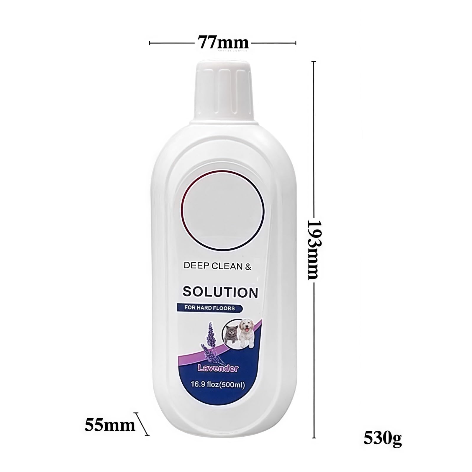 500 ml Bodenreinigungslösung auf Pflanzenbasis mit Zitronen-/Lavendelgeschmack, kompatibel mit Staubsauger-Reinigungslösung der Serien Tineco Floor ONE S3/S5/Pro2/COMBO/S7Pro, Reinigungslösung for Küc