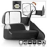 For [2009 Style] 02-08 Dodge Ram 1500/03-09 2500 3500 Power Heated LED Signal Tow Mirrors...