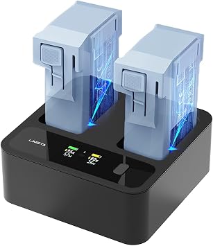 ISDT 72W Fast Battery Charger for DJI Mini 3 Mini 4 Pro Series Intelligent Flight Battery Plus Dual Port Smart Charging Station with USB-C Output LCD Display 50 Mins Full Charge